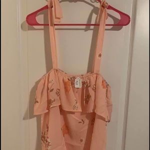 Tank Top w/Ties on Shoulder Or Tube Top